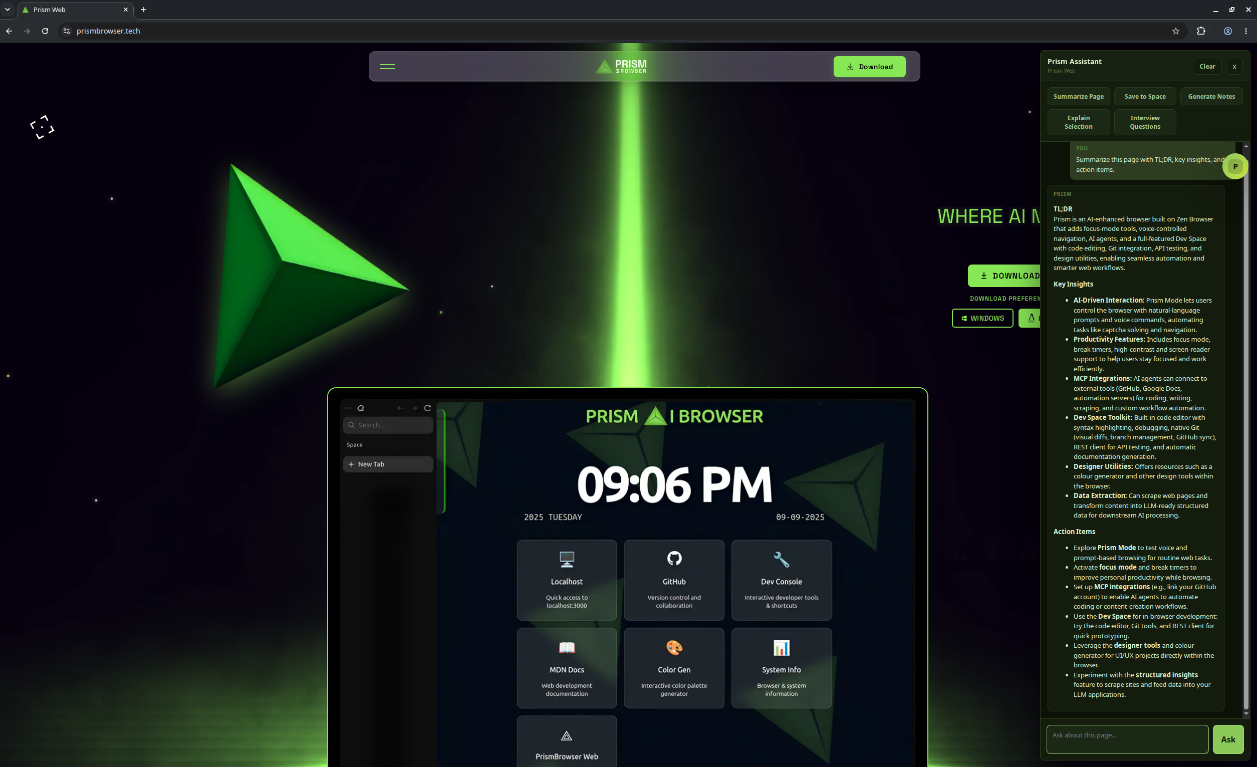 AI Assistant Sidebar